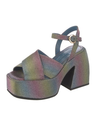 Nodaleto Tie-Dye Print Sandals