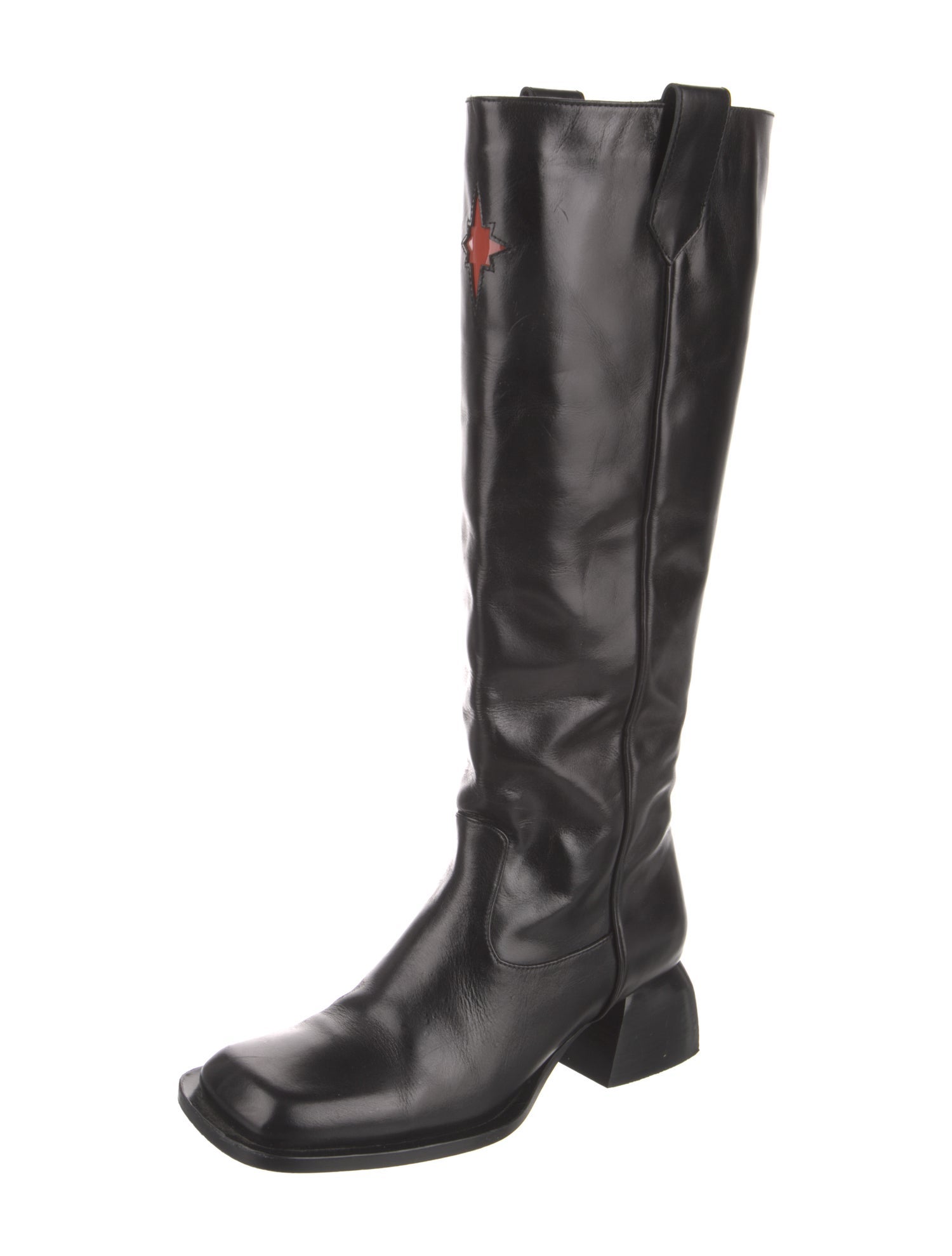 Nodaleto Leather Riding Boots