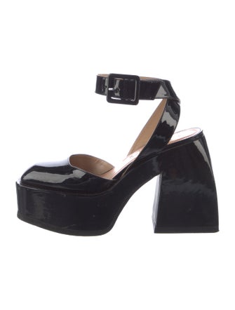 Nodaleto Patent Leather Slingback Pumps