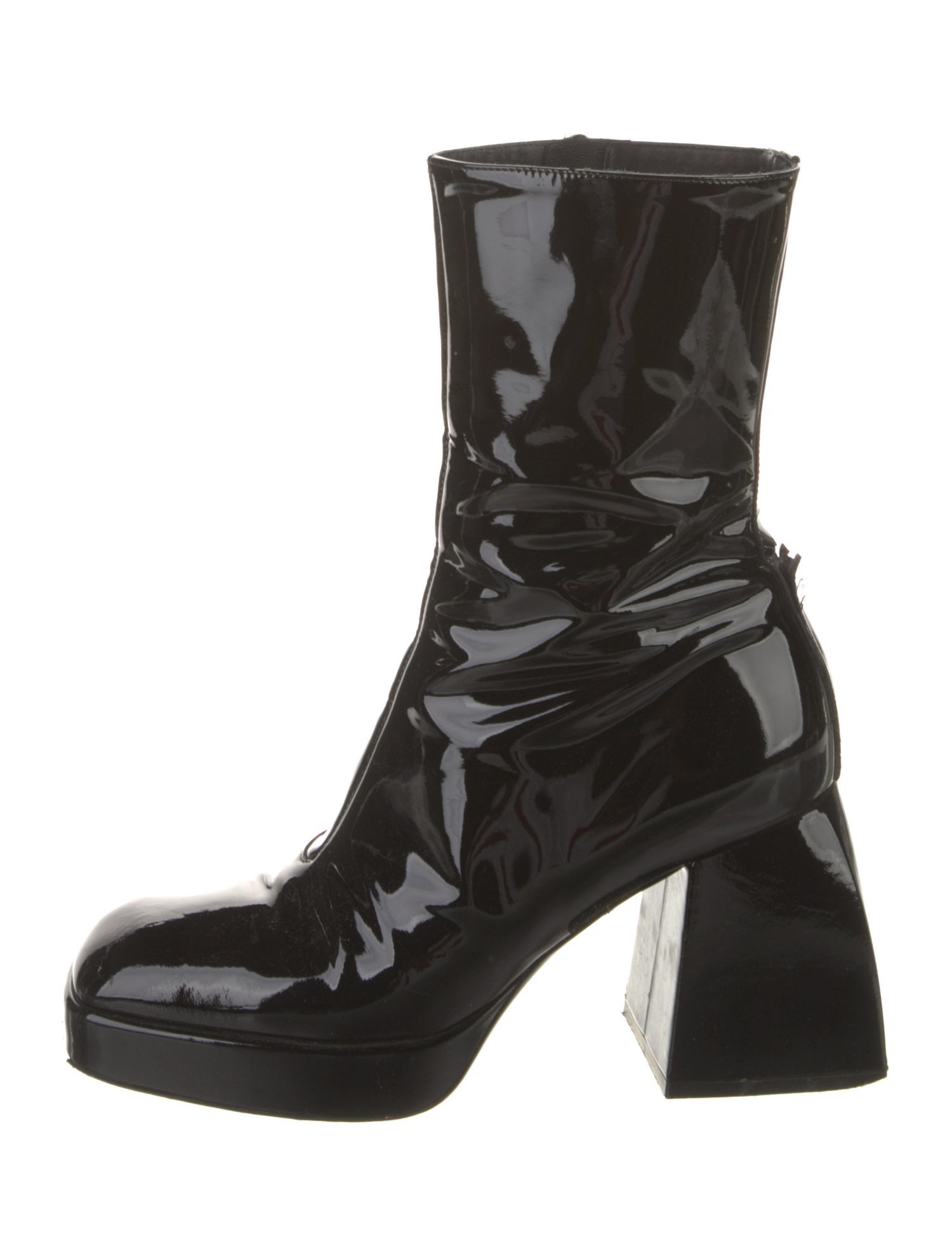 Nodaleto Patent Leather Boots