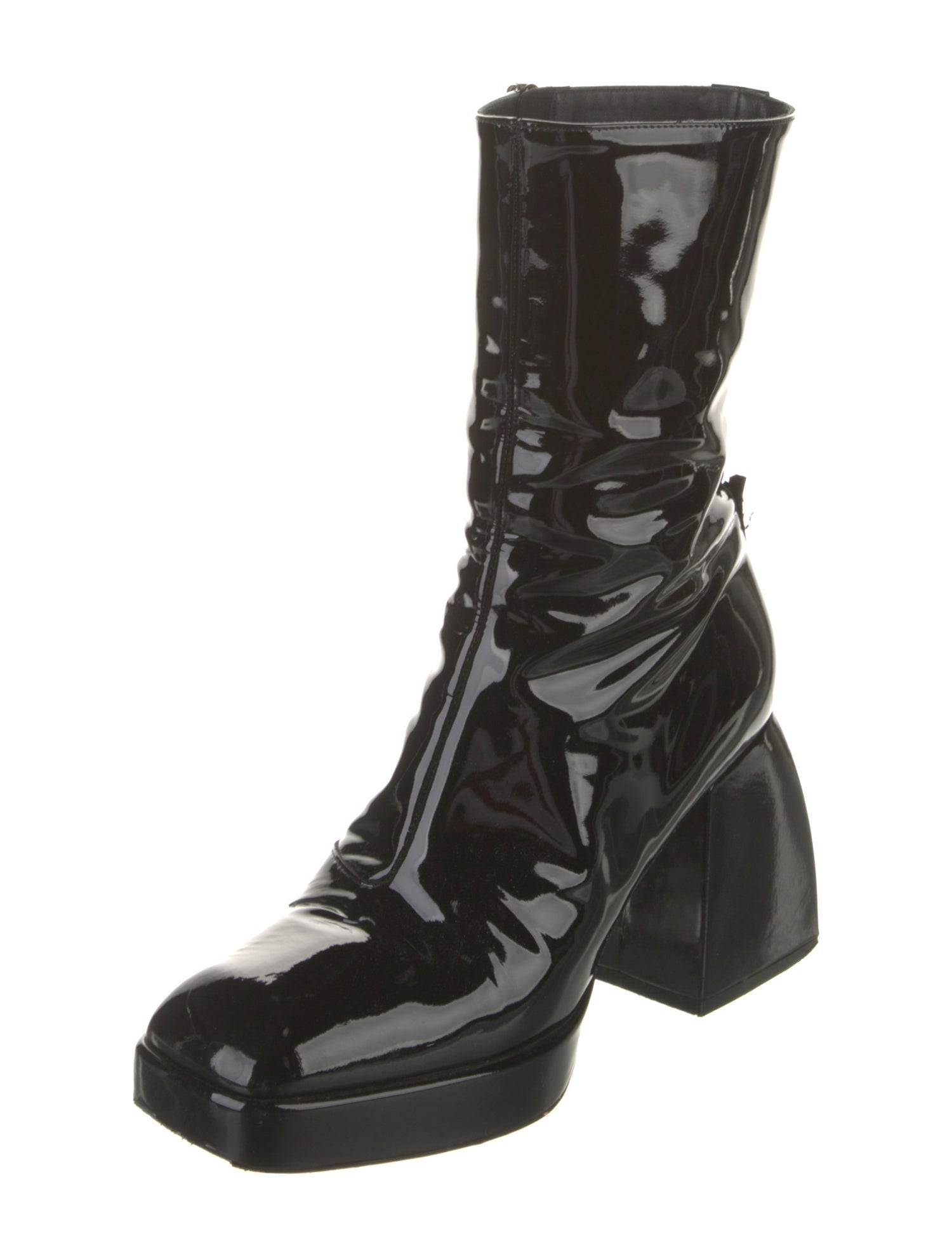 Nodaleto Patent Leather Boots