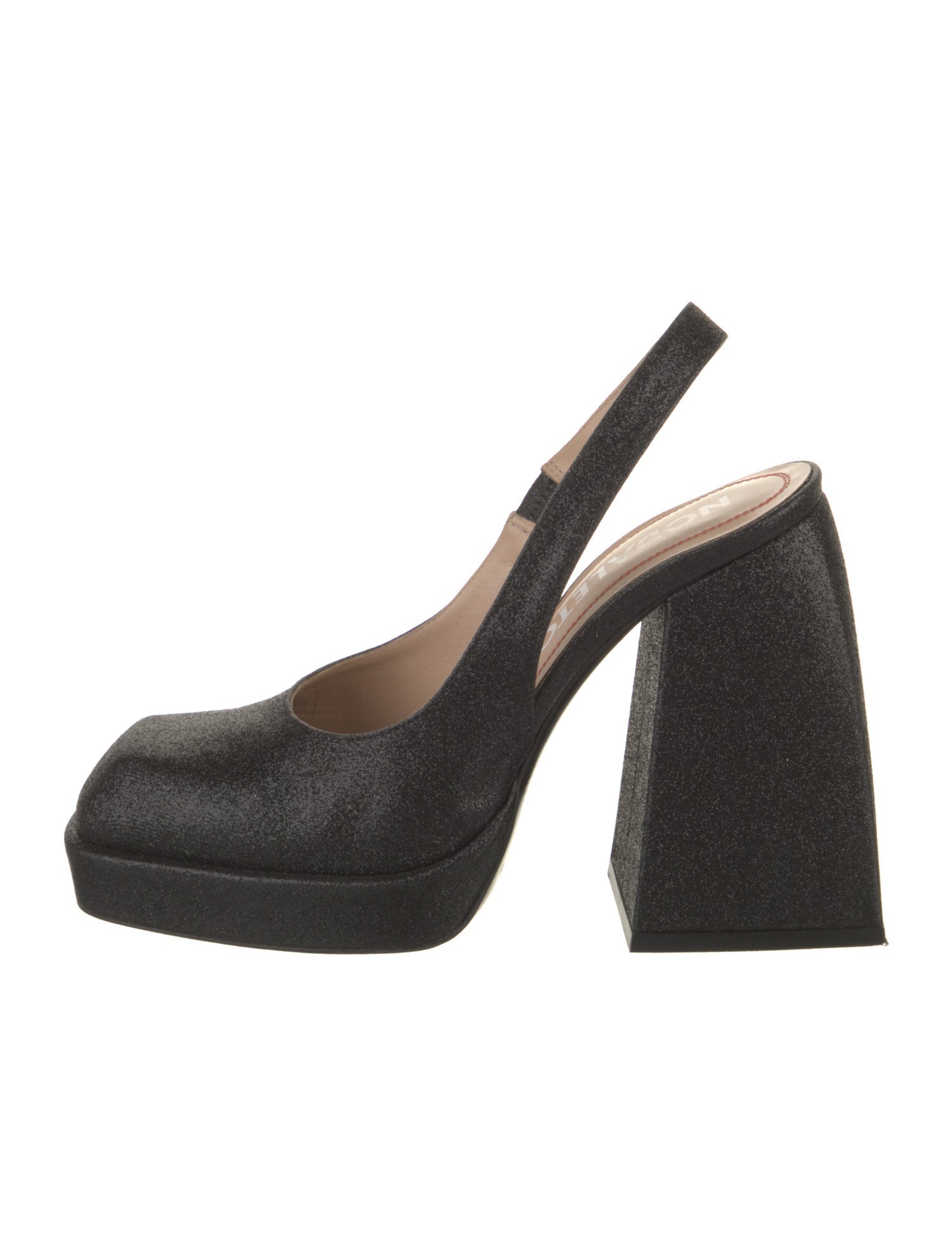 Nodaleto Glitter Slingback Pumps