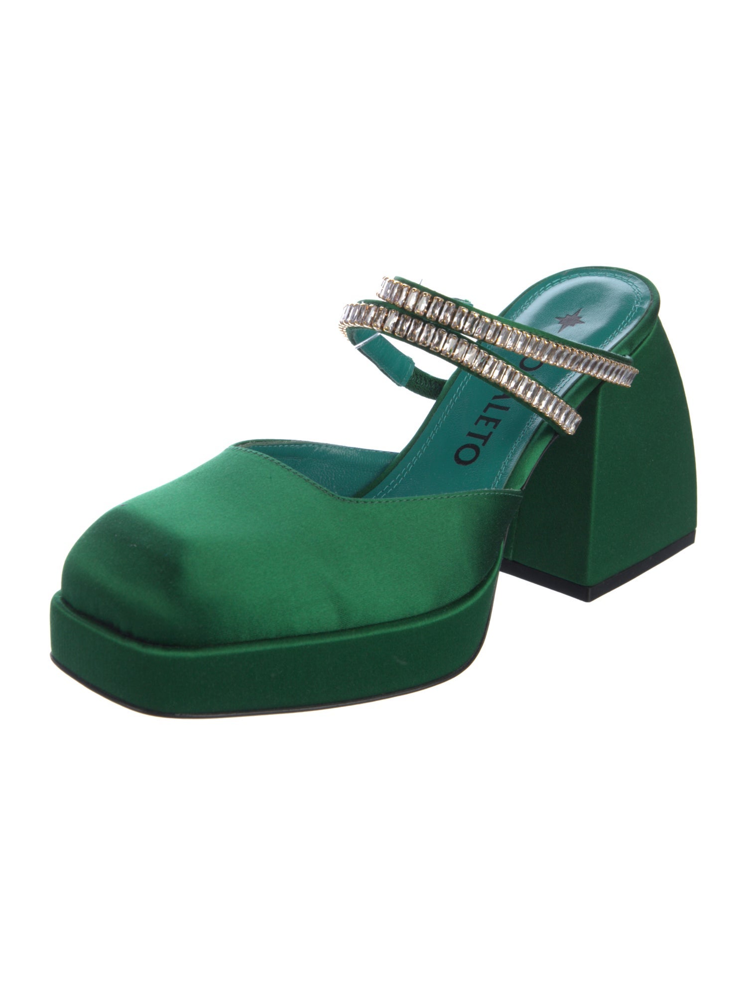 Nodaleto Satin Mules