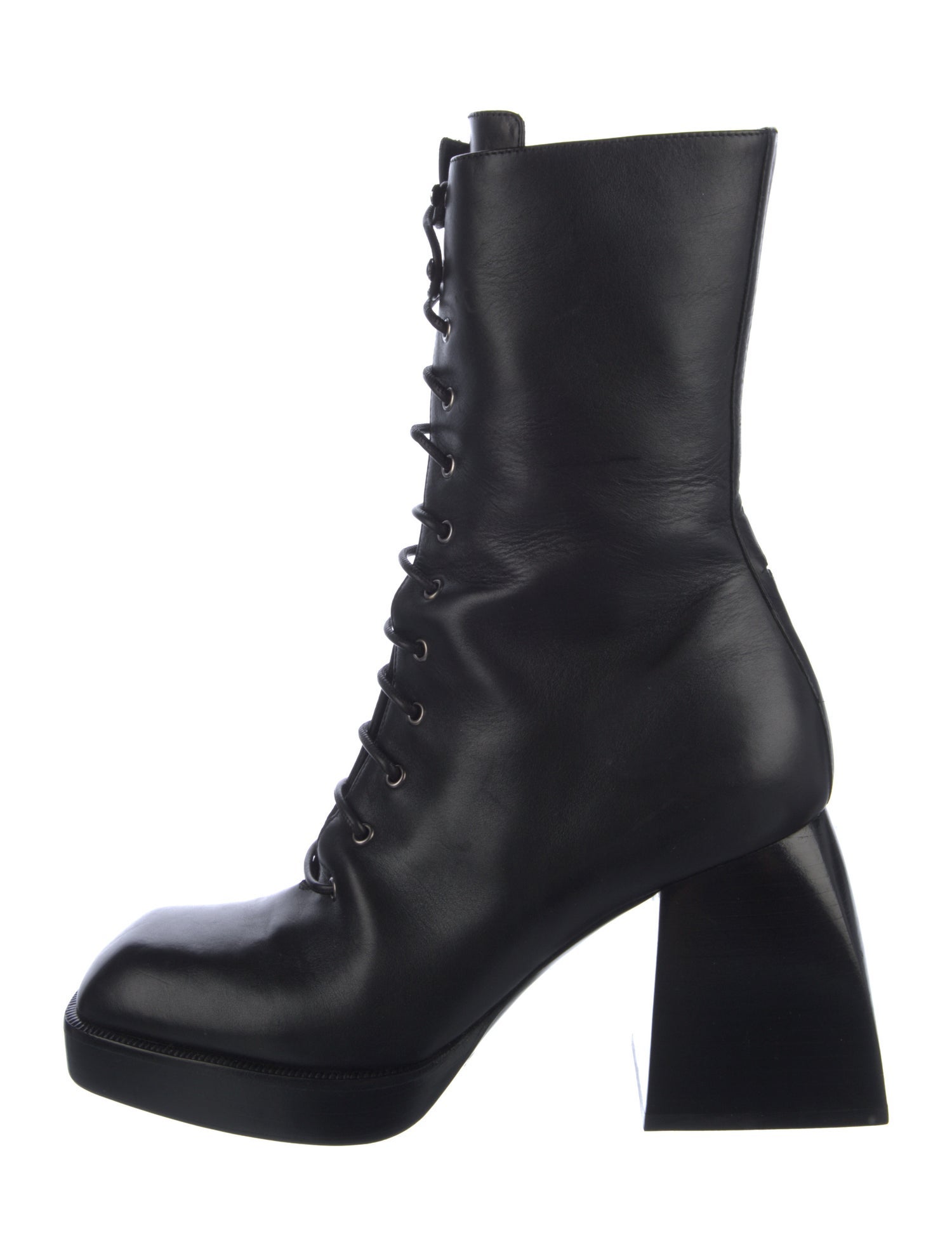 Nodaleto Leather Lace-Up Boots