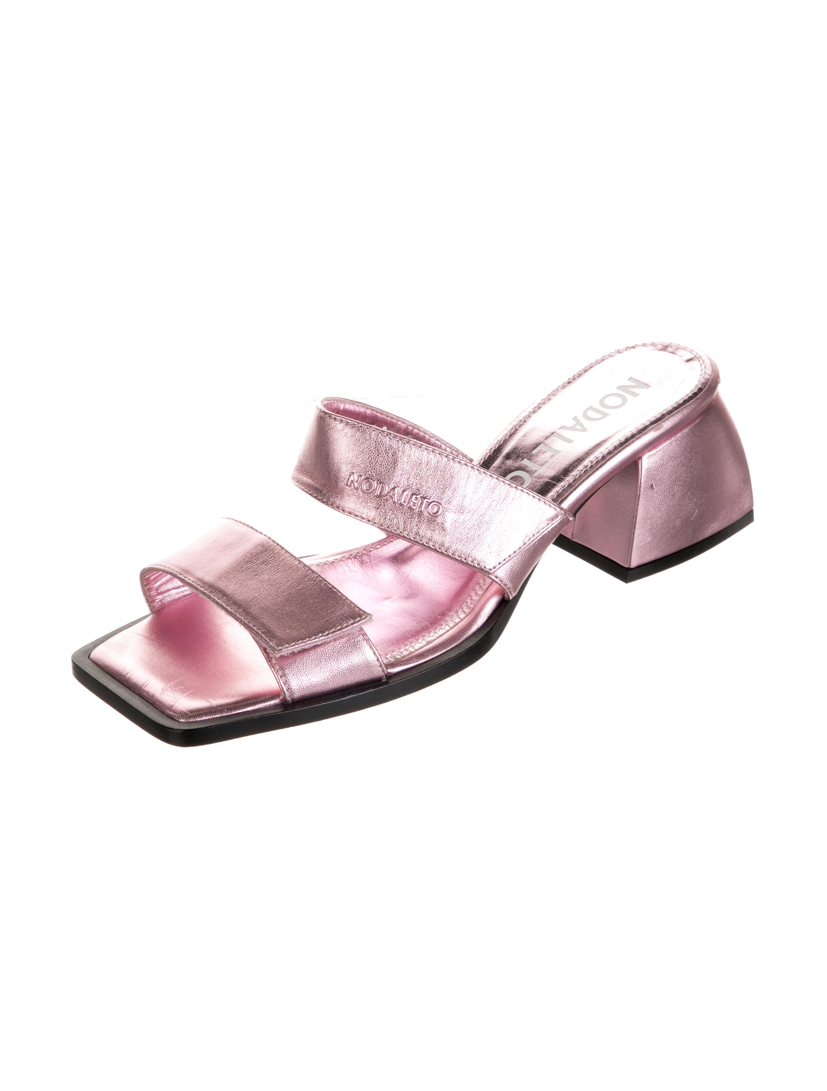Nodaleto Leather Slides