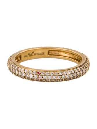 Noémie 18K Diamond 3 Row Eternity Ring