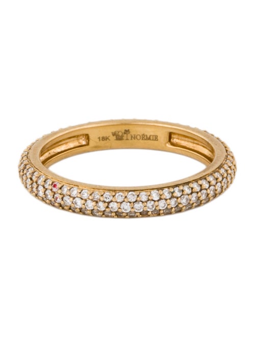 Noémie 18K Diamond 3 Row Eternity Ring