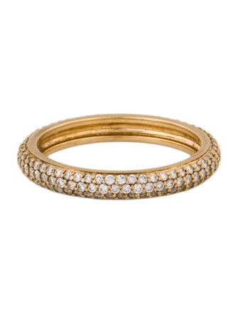 Noémie 18K Diamond 3 Row Eternity Ring