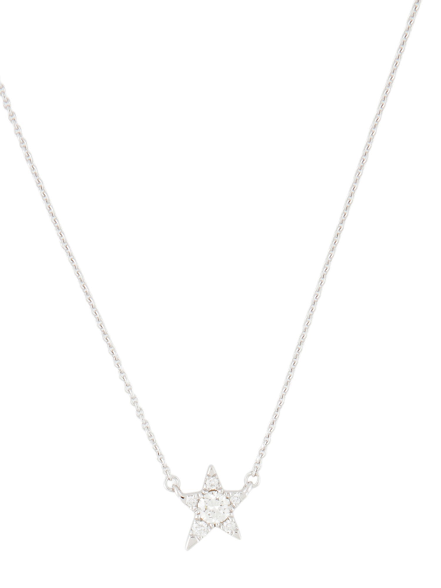 Noémie Diamond Single Star Necklace