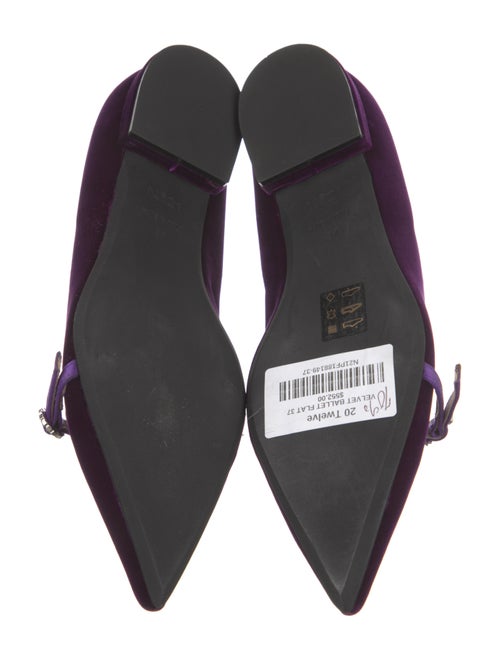 No. 21 x Kartell Velvet Flats