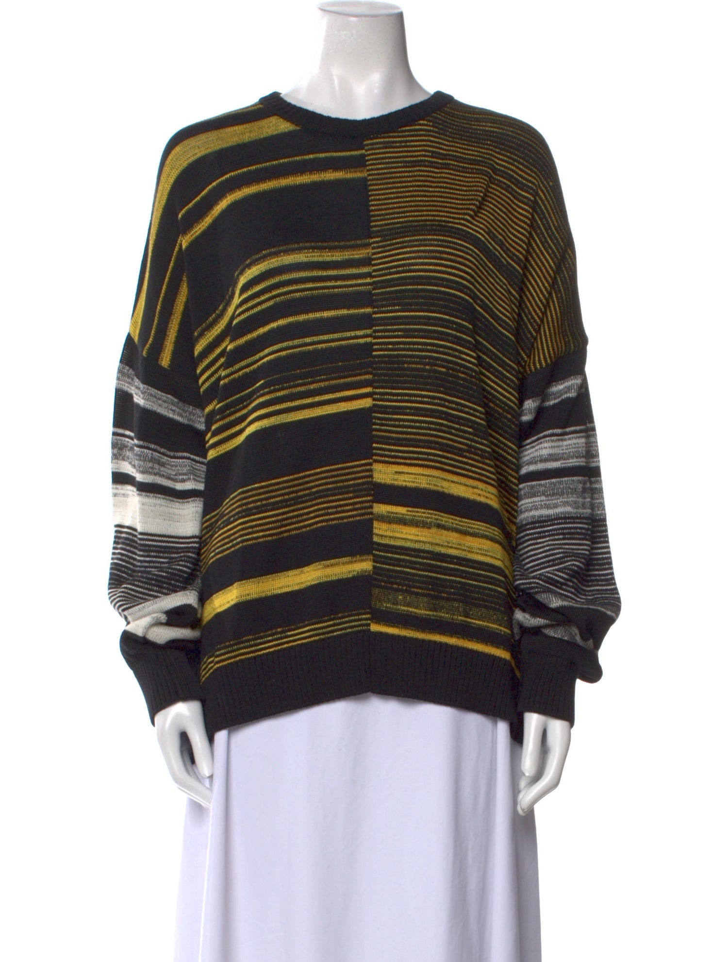 No. 21 x Kartell Striped Crew Neck Sweater