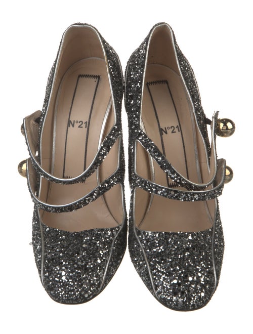 No. 21 x Kartell Glitter Glitter Accents Pumps