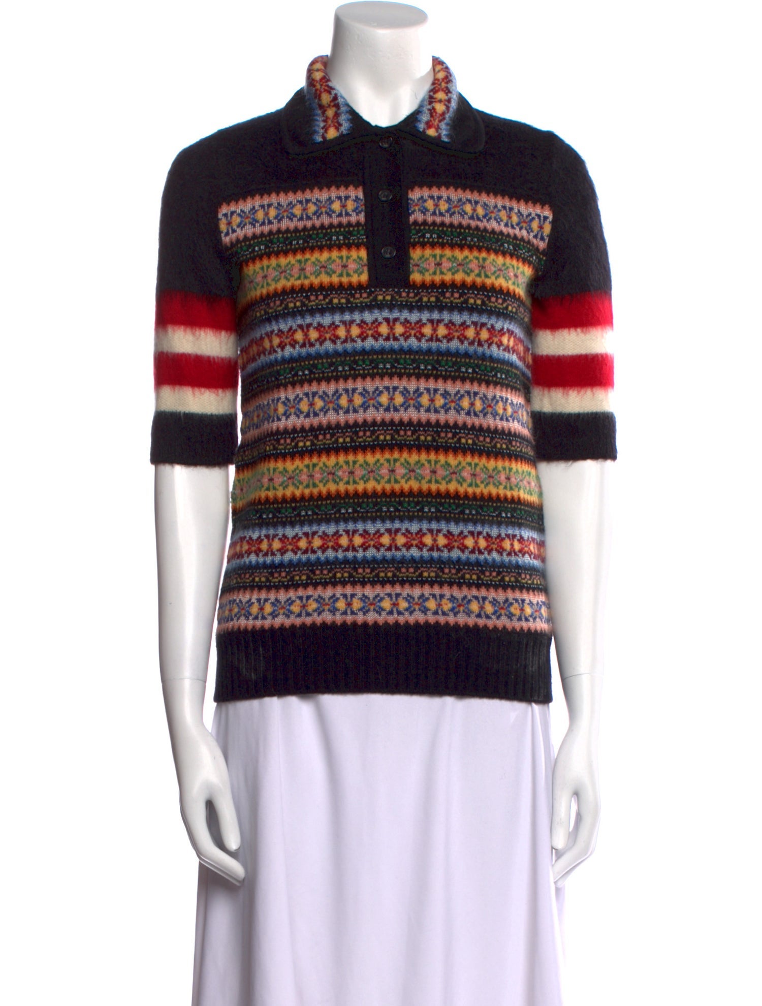 No. 21 x Kartell Wool Striped Sweater