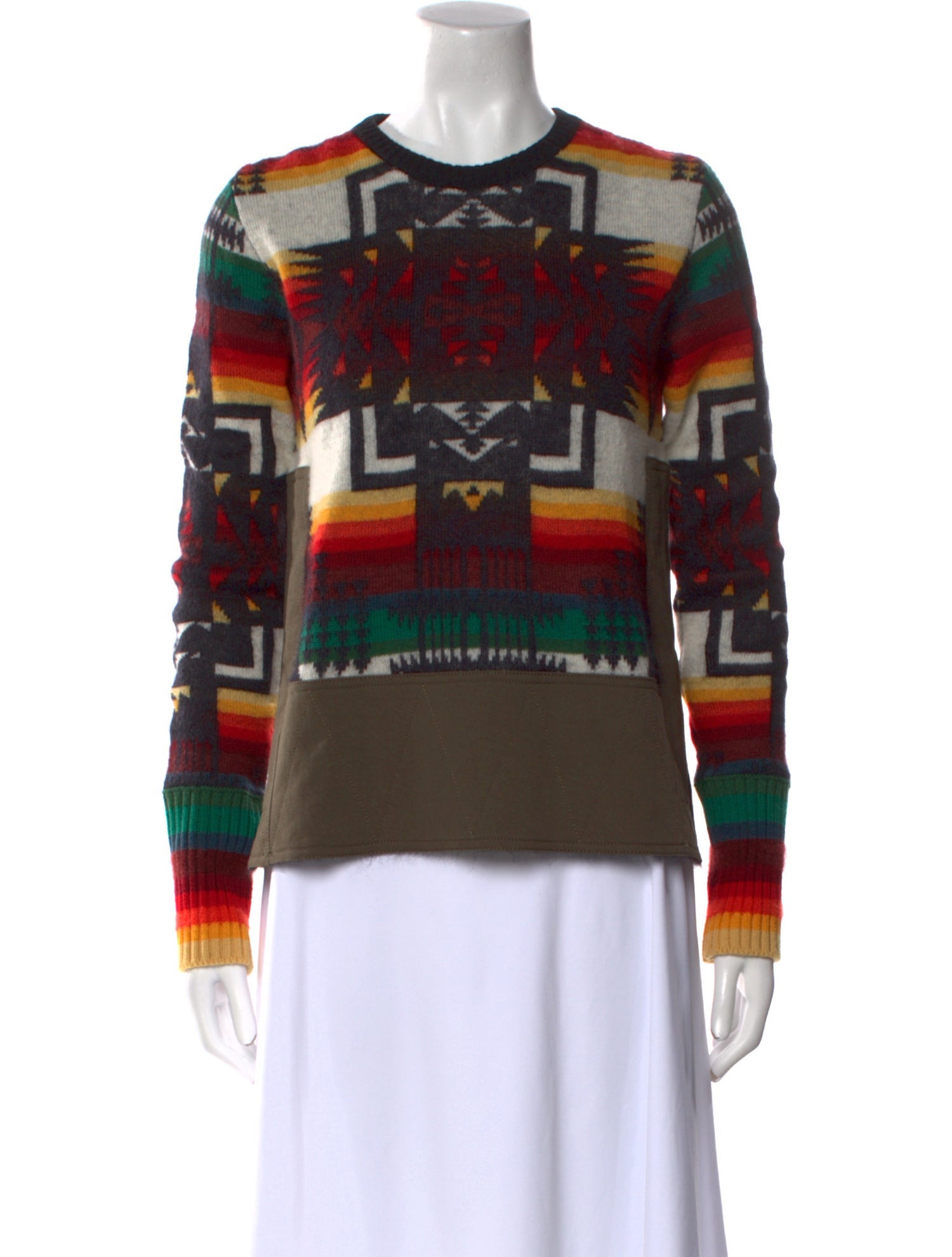 Nº 21 Printed Crew Neck Sweater