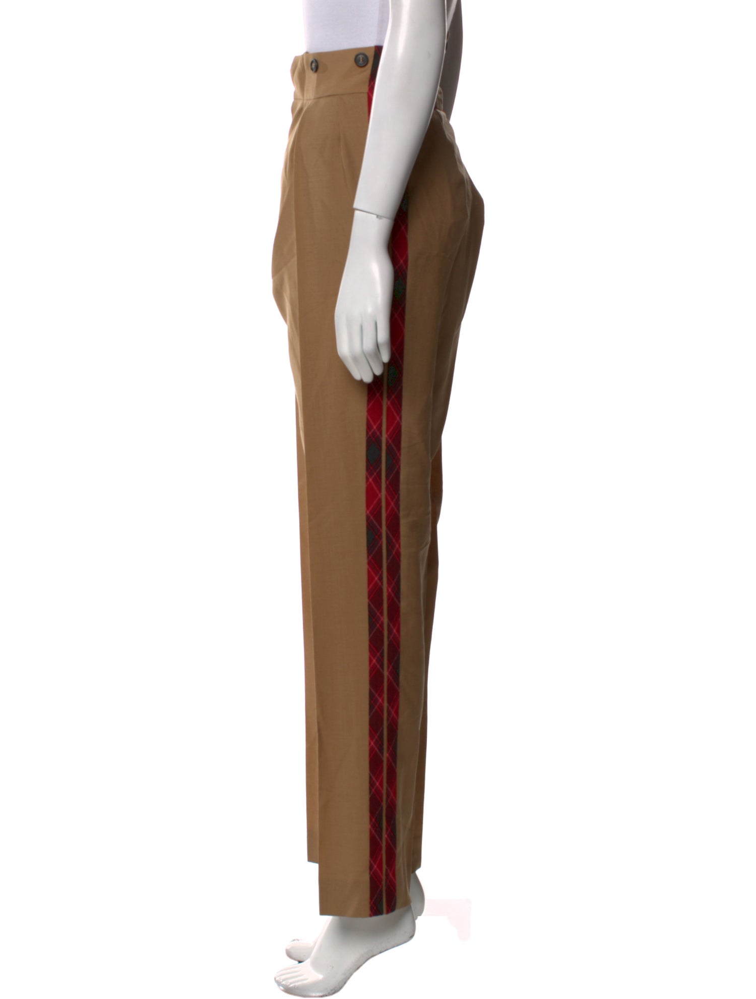 No. 21 x Kartell Mohair Straight Leg Pants