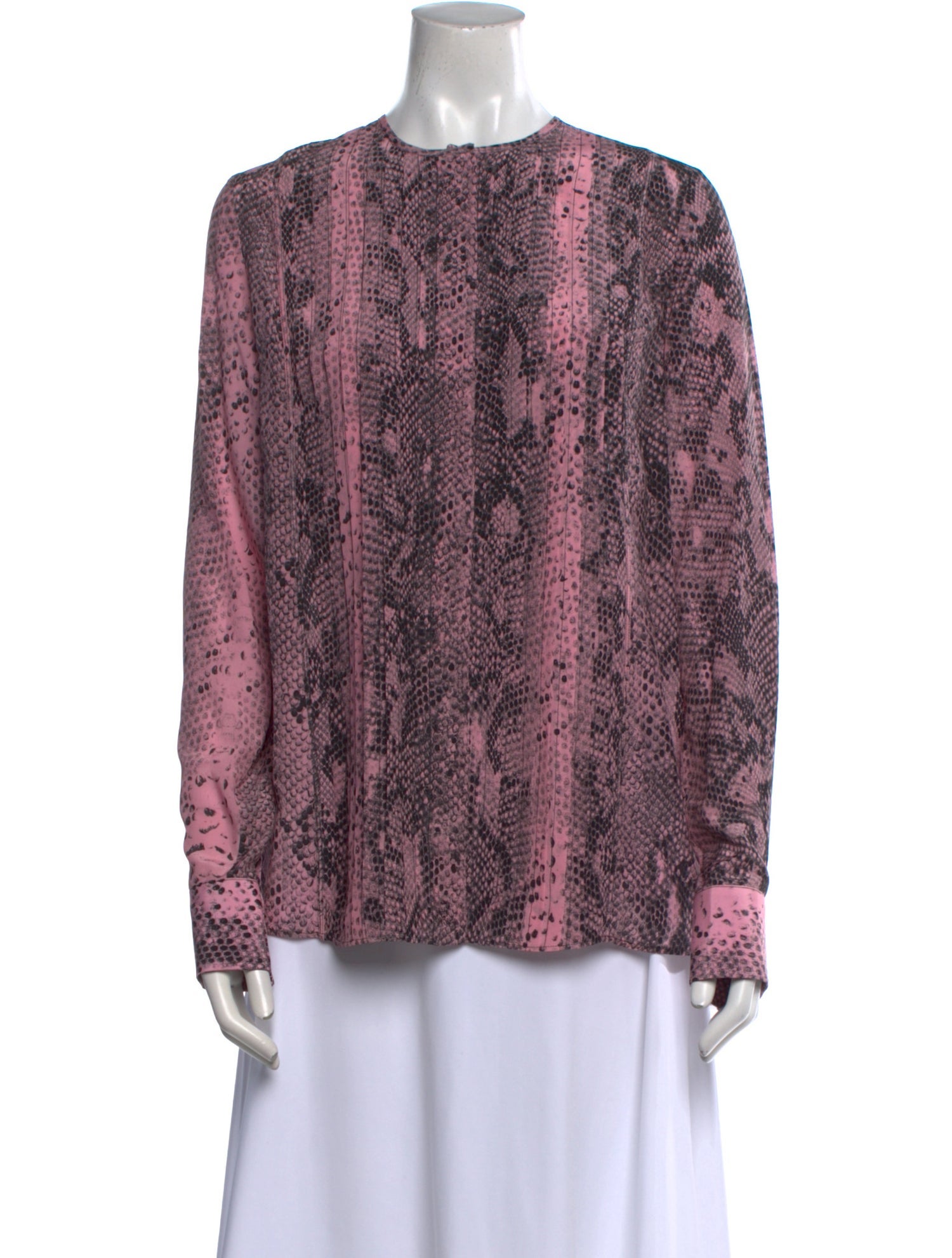 No. 21 x Kartell Silk Printed Blouse w/ Tags