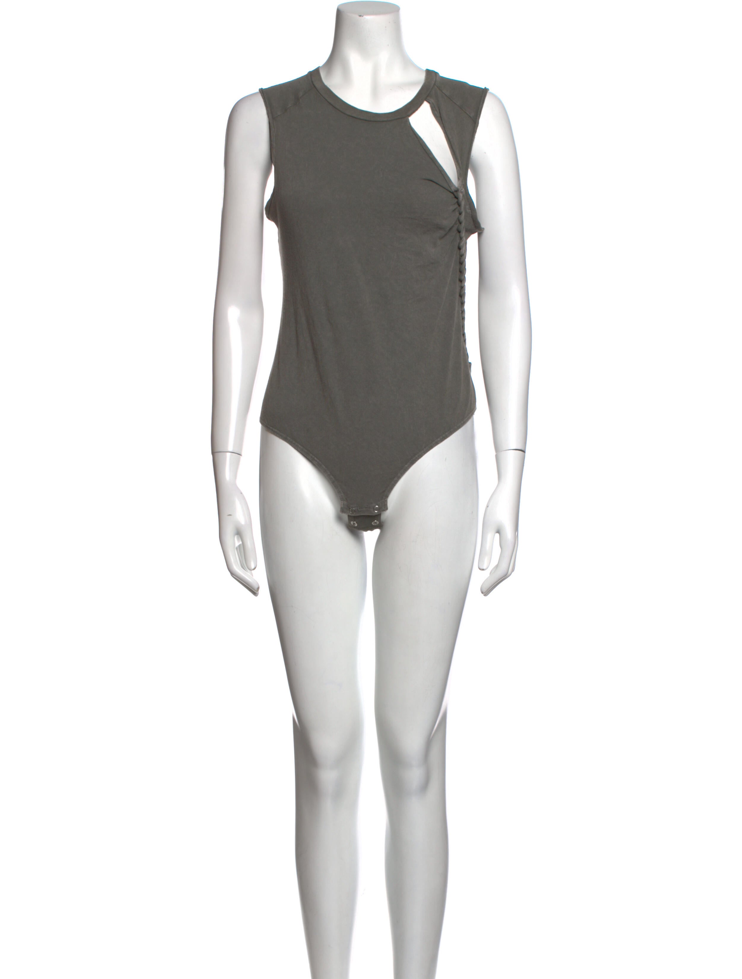 Noam Hanoch Crew Neck Sleeveless Bodysuit