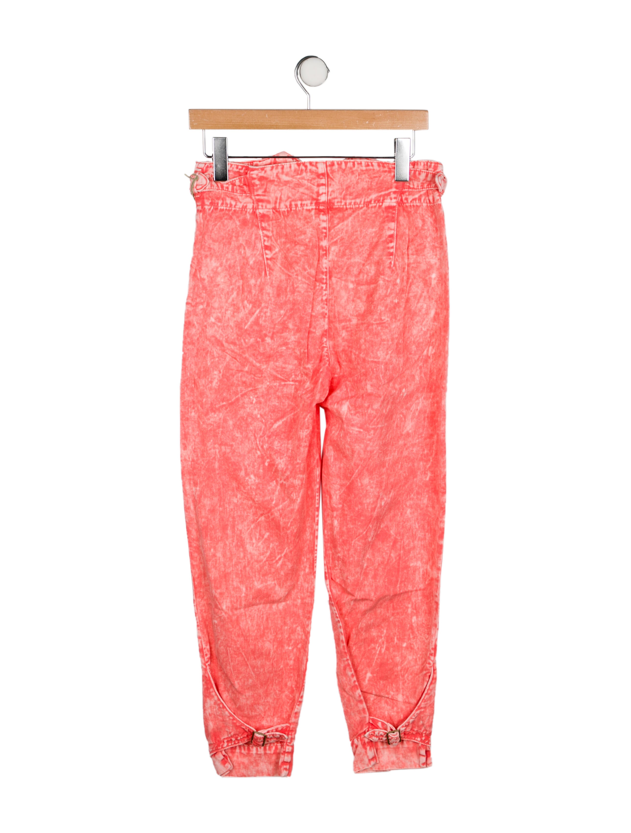 Noam Hanoch Tie-Dye Print Skinny Leg Pants
