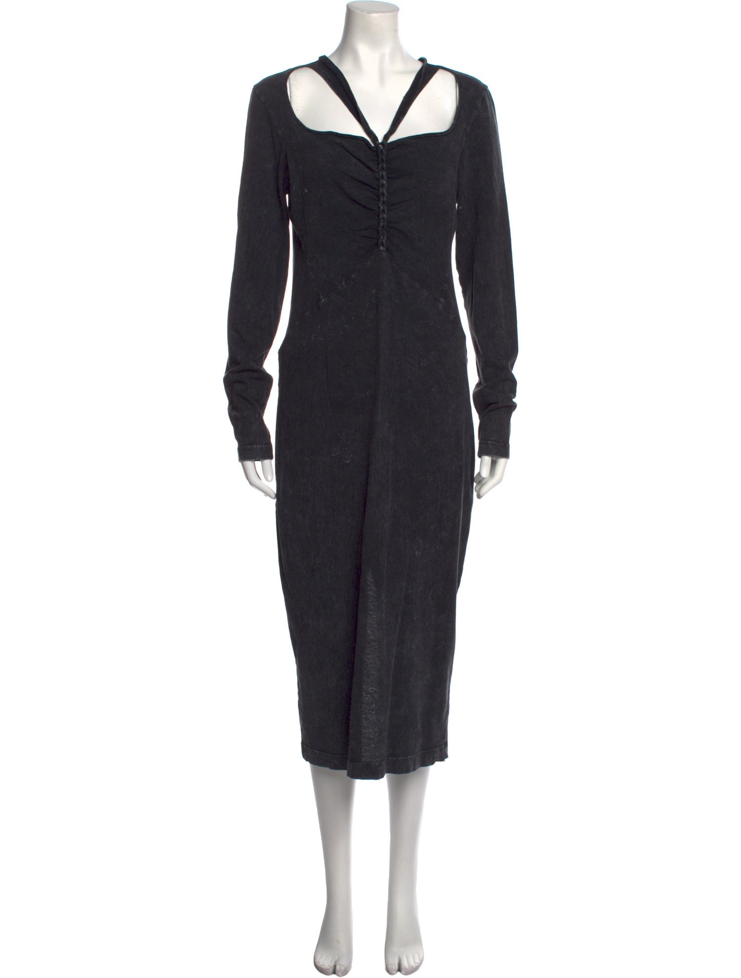 Noam Hanoch V-Neck Long Dress