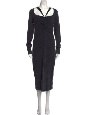 Noam Hanoch Dresses V-Neck Long Dress L