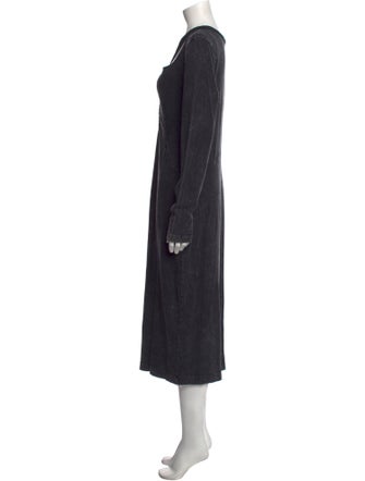 Noam Hanoch V-Neck Long Dress