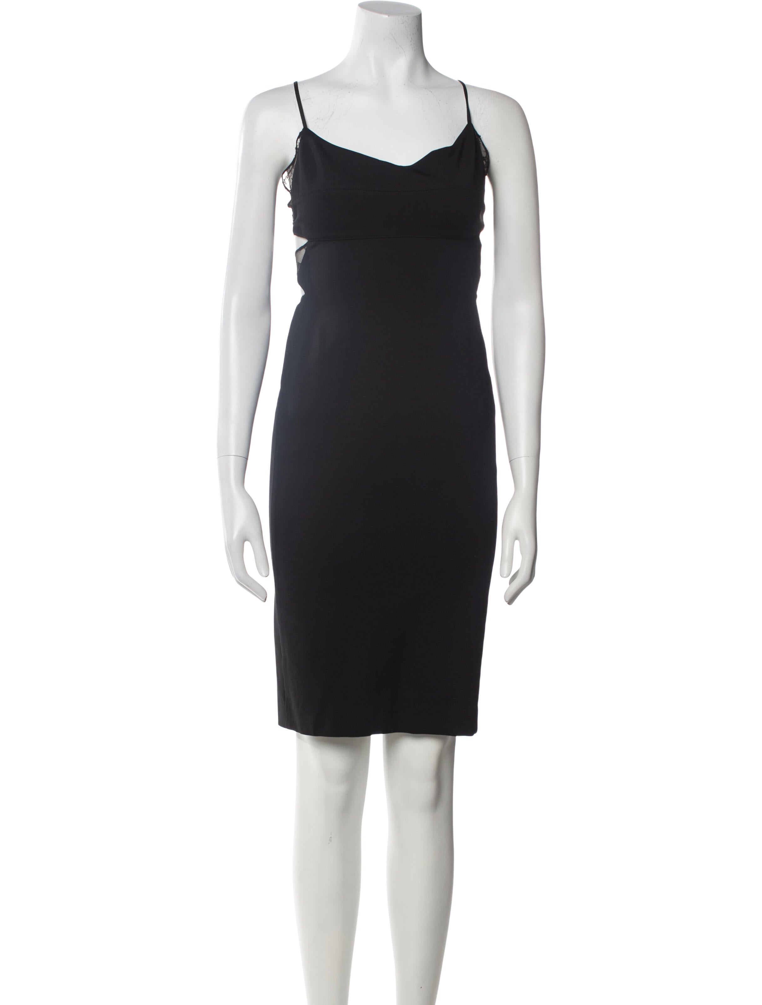 Noam Hanoch Square Neckline Mini Dress