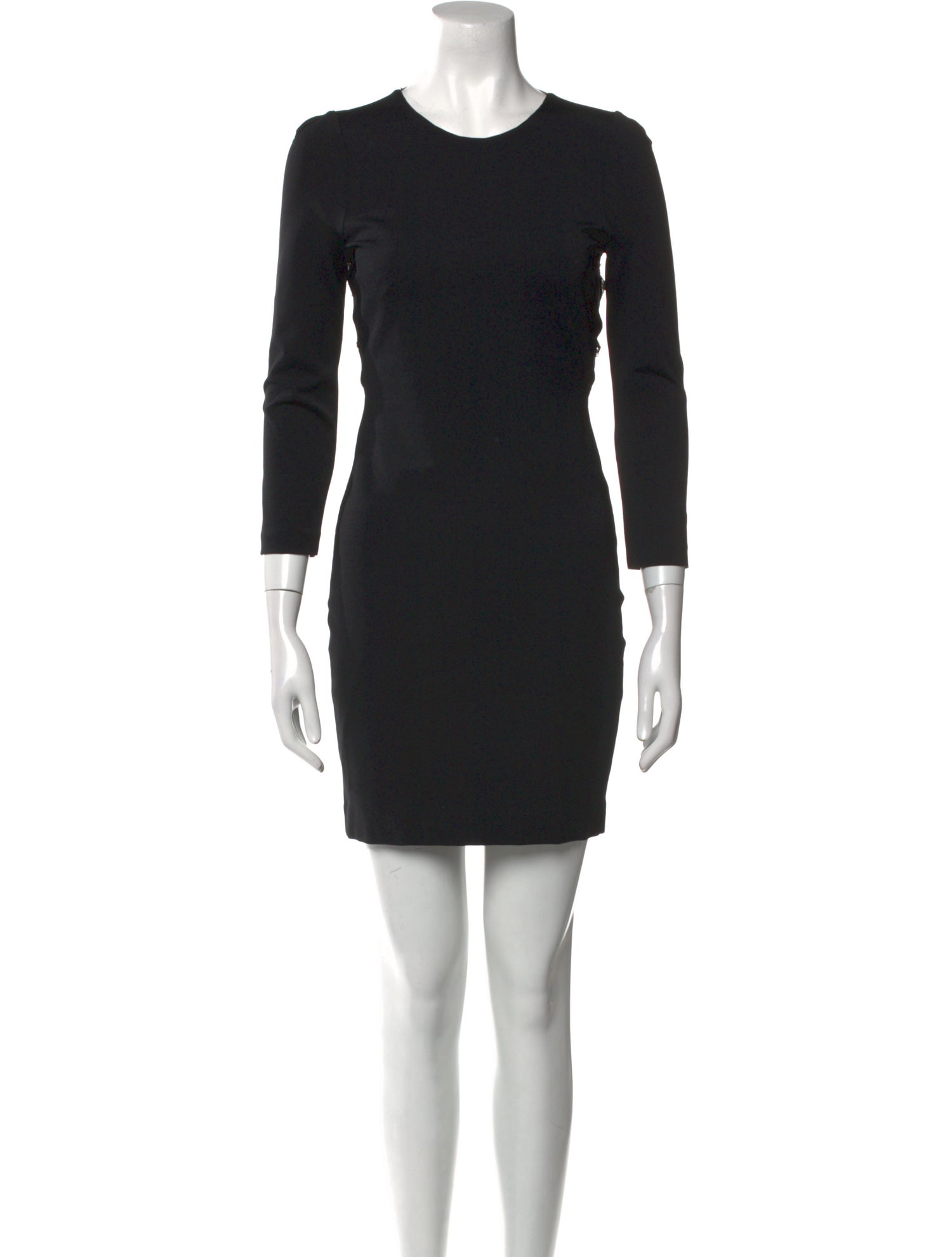 Noam Hanoch Crew Neck Mini Dress