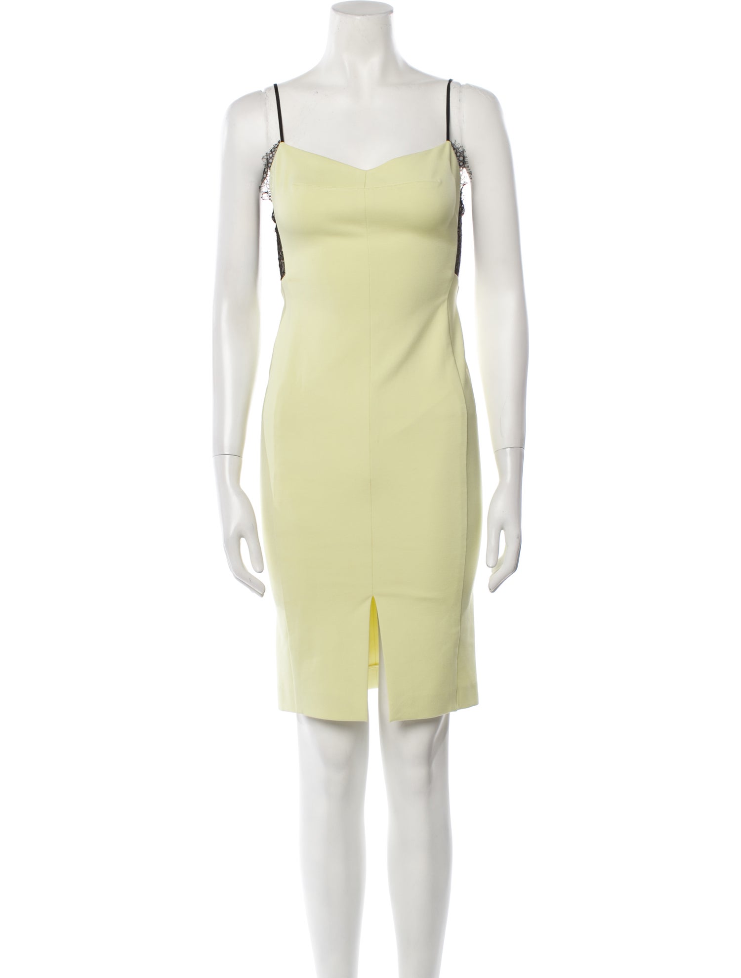 Noam Hanoch Square Neckline Mini Dress