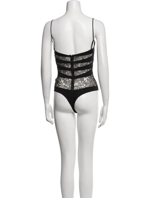 Noam Hanoch Square Neckline Sleeveless Bodysuit