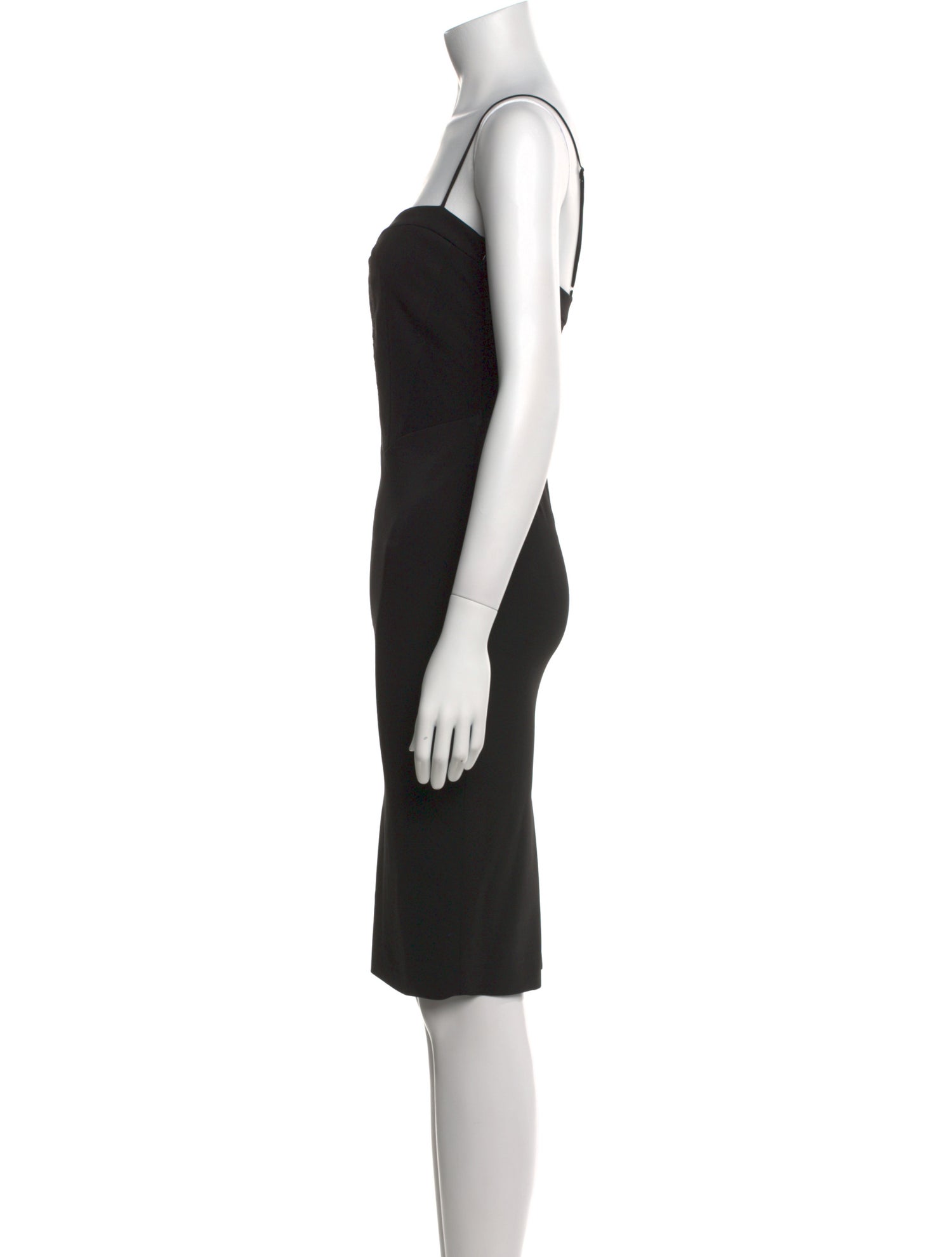 Noam Hanoch Square Neckline Knee-Length Dress