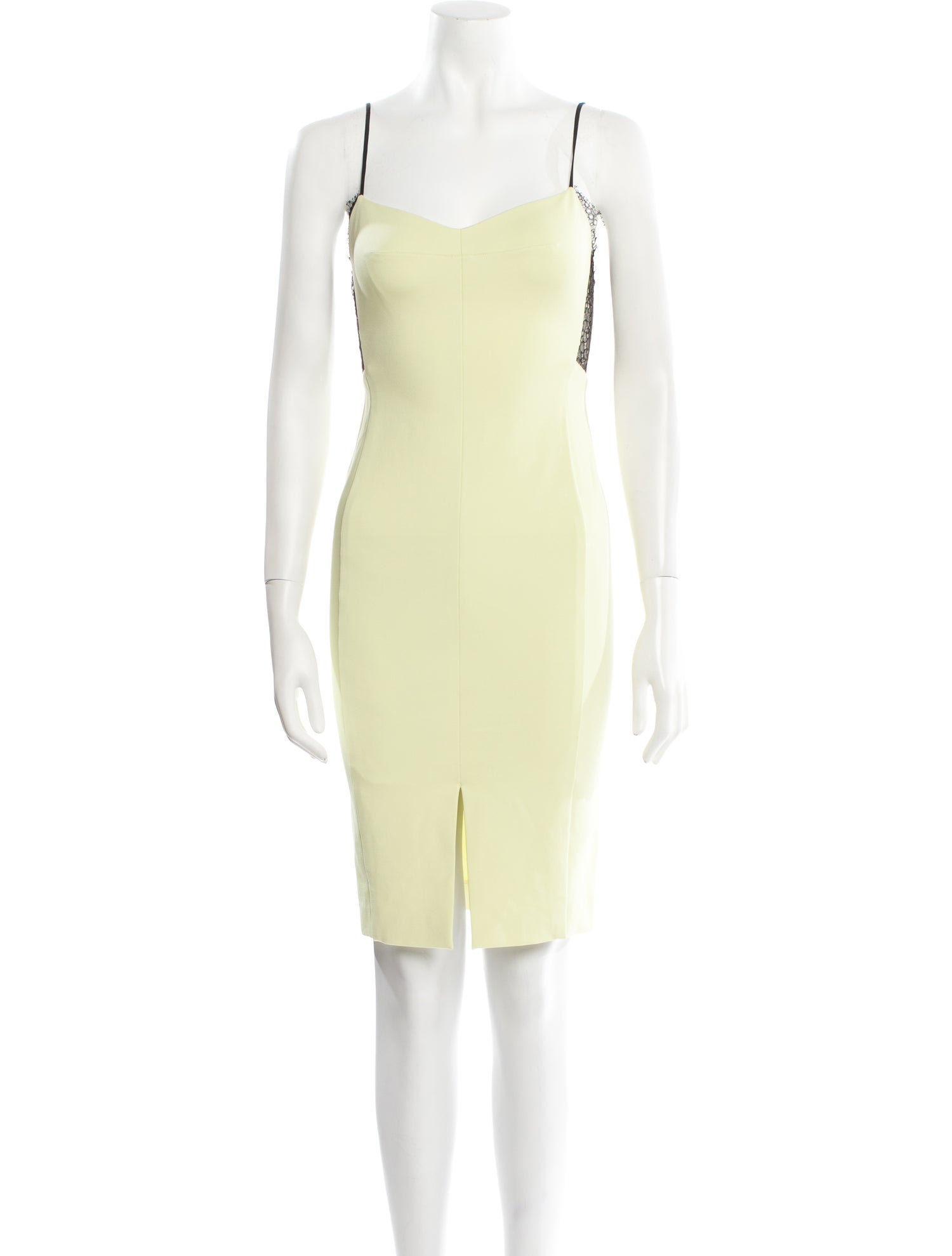 Noam Hanoch Square Neckline Mini Dress