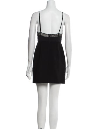 Noam Hanoch V-Neck Mini Dress