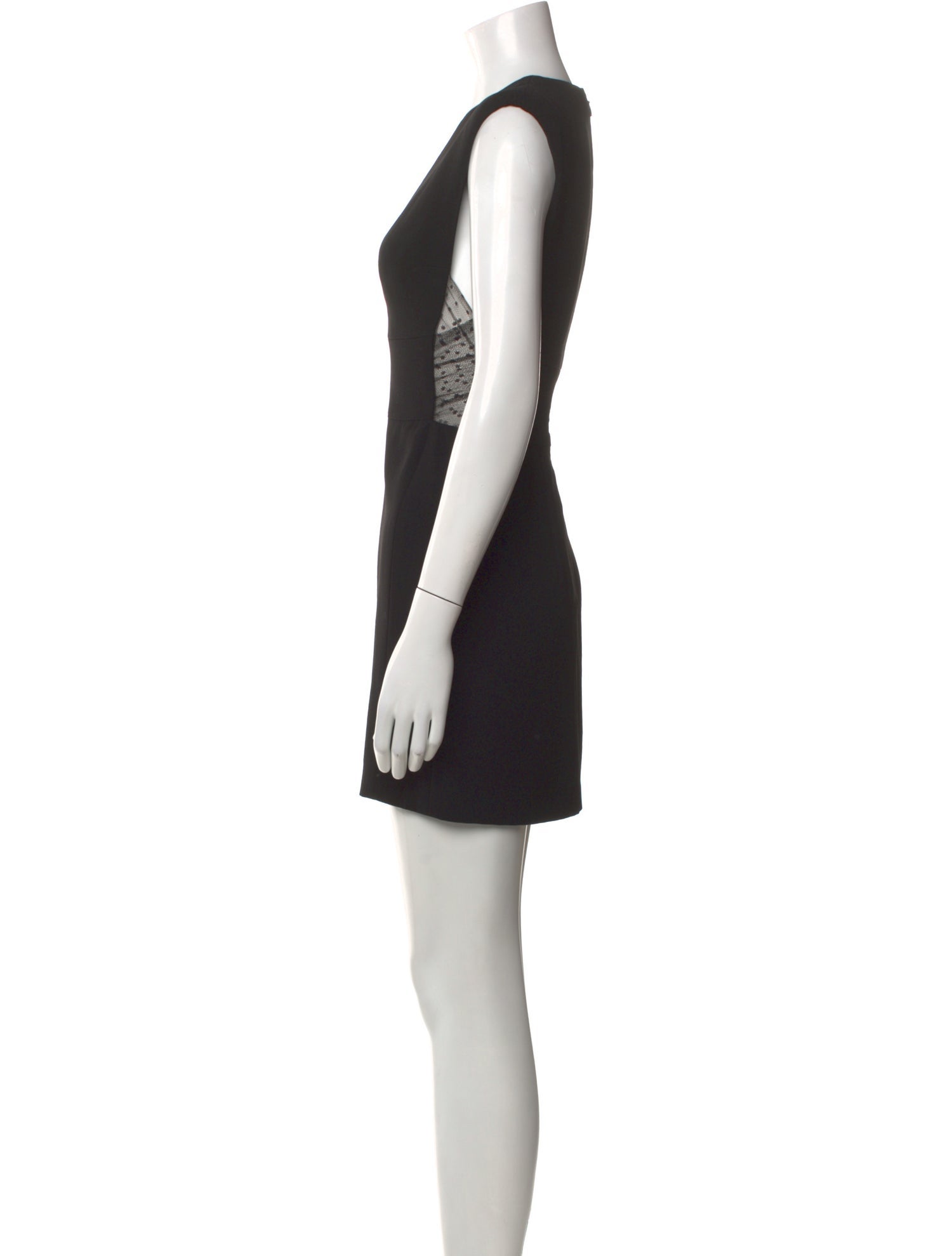 Noam Hanoch V-Neck Mini Dress