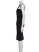 Noam Hanoch One-Shoulder Knee-Length Dress