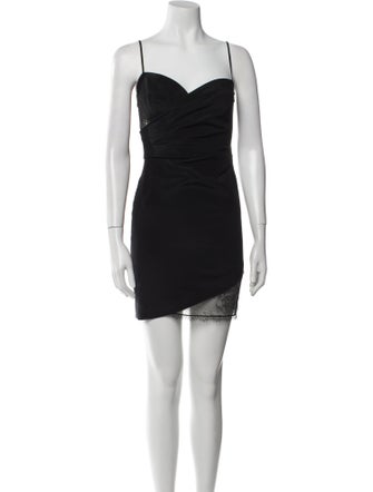 Noam Hanoch V-Neck Mini Dress