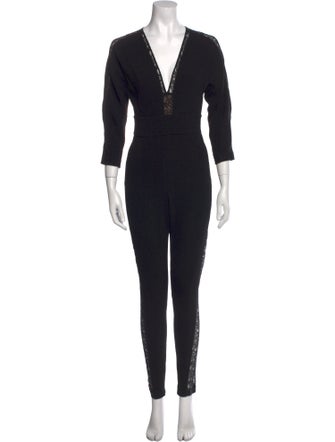 Noam Hanoch V-Neck Jumpsuit