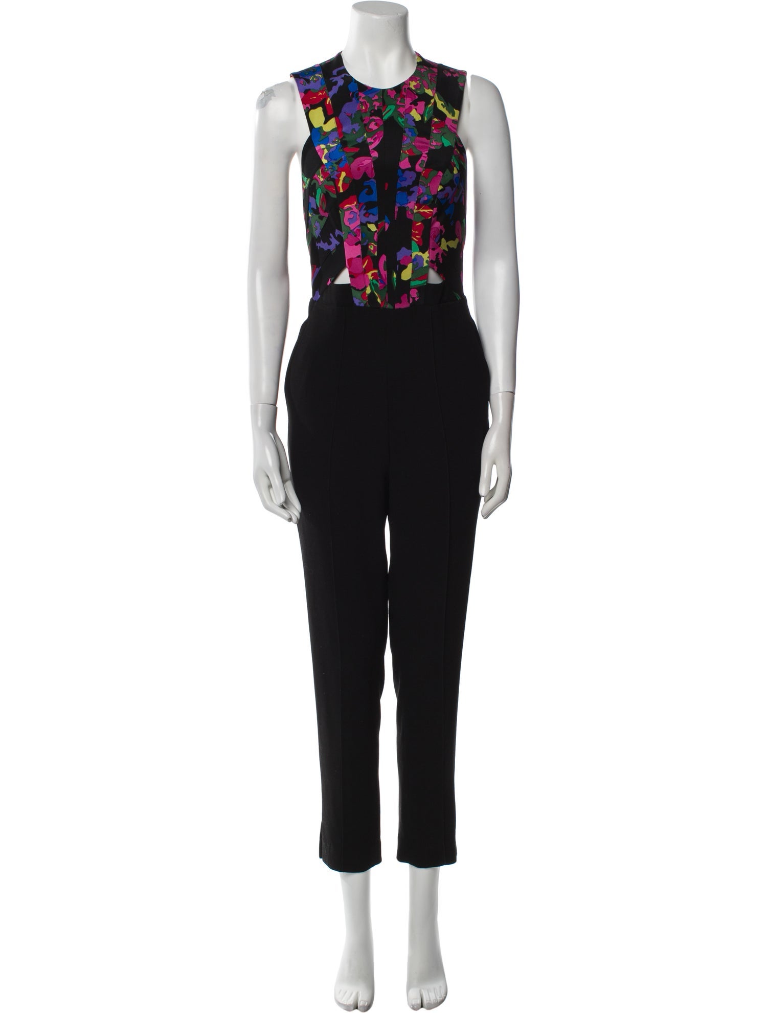 Noam Hanoch Printed Crew Neck Jumpsuit