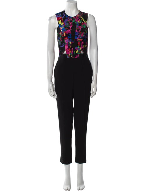 Noam Hanoch Printed Crew Neck Jumpsuit