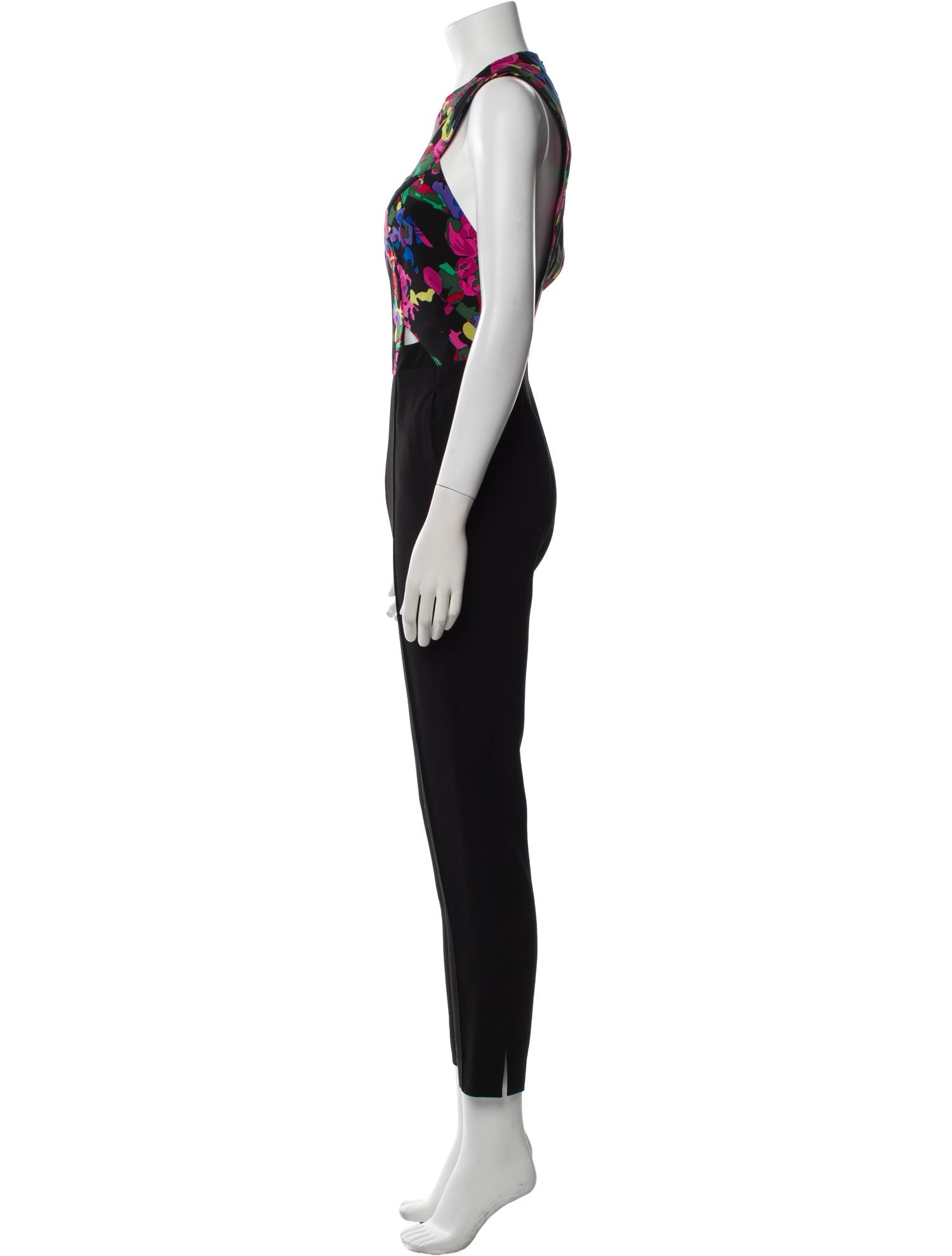 Noam Hanoch Printed Crew Neck Jumpsuit