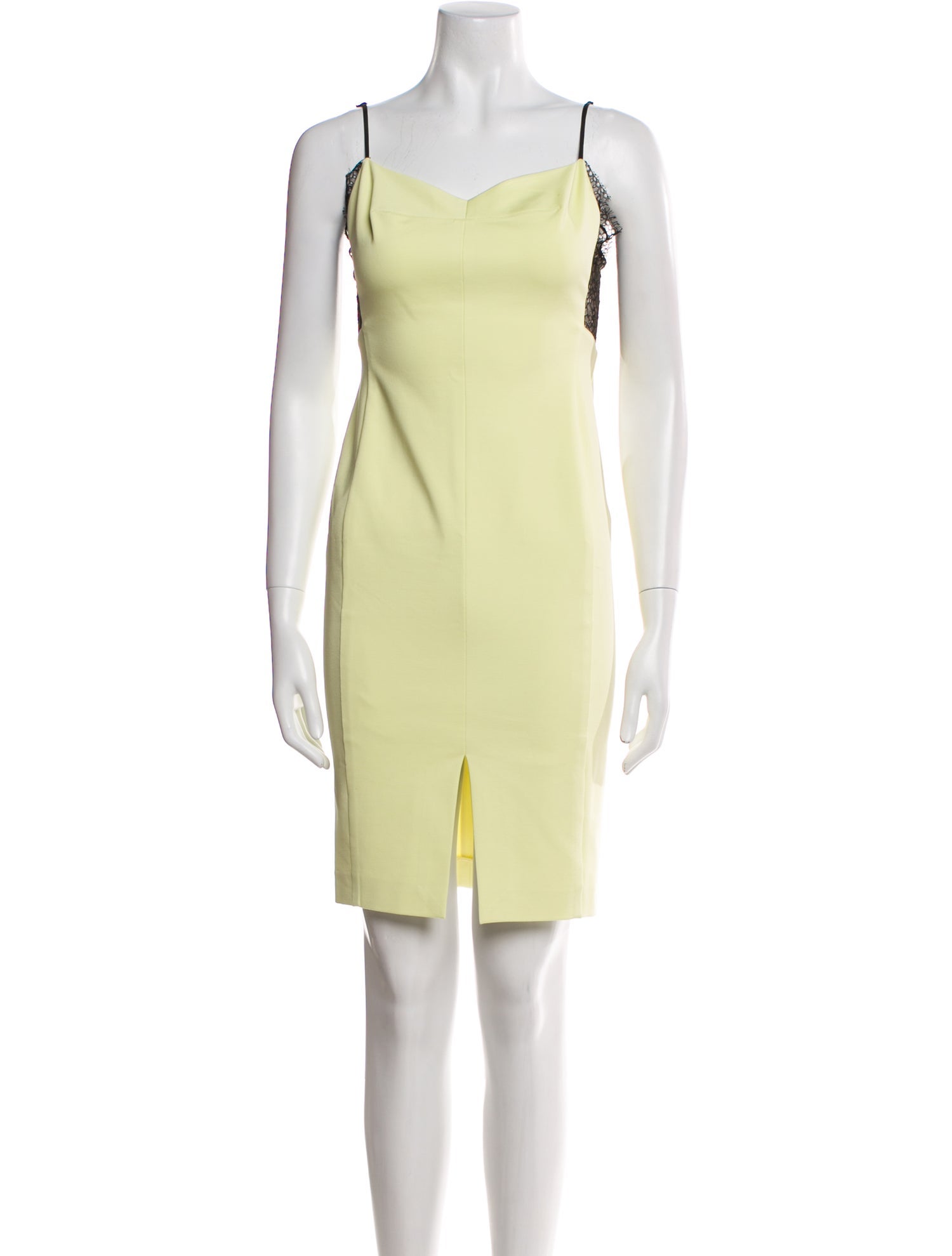 Noam Hanoch Square Neckline Mini Dress