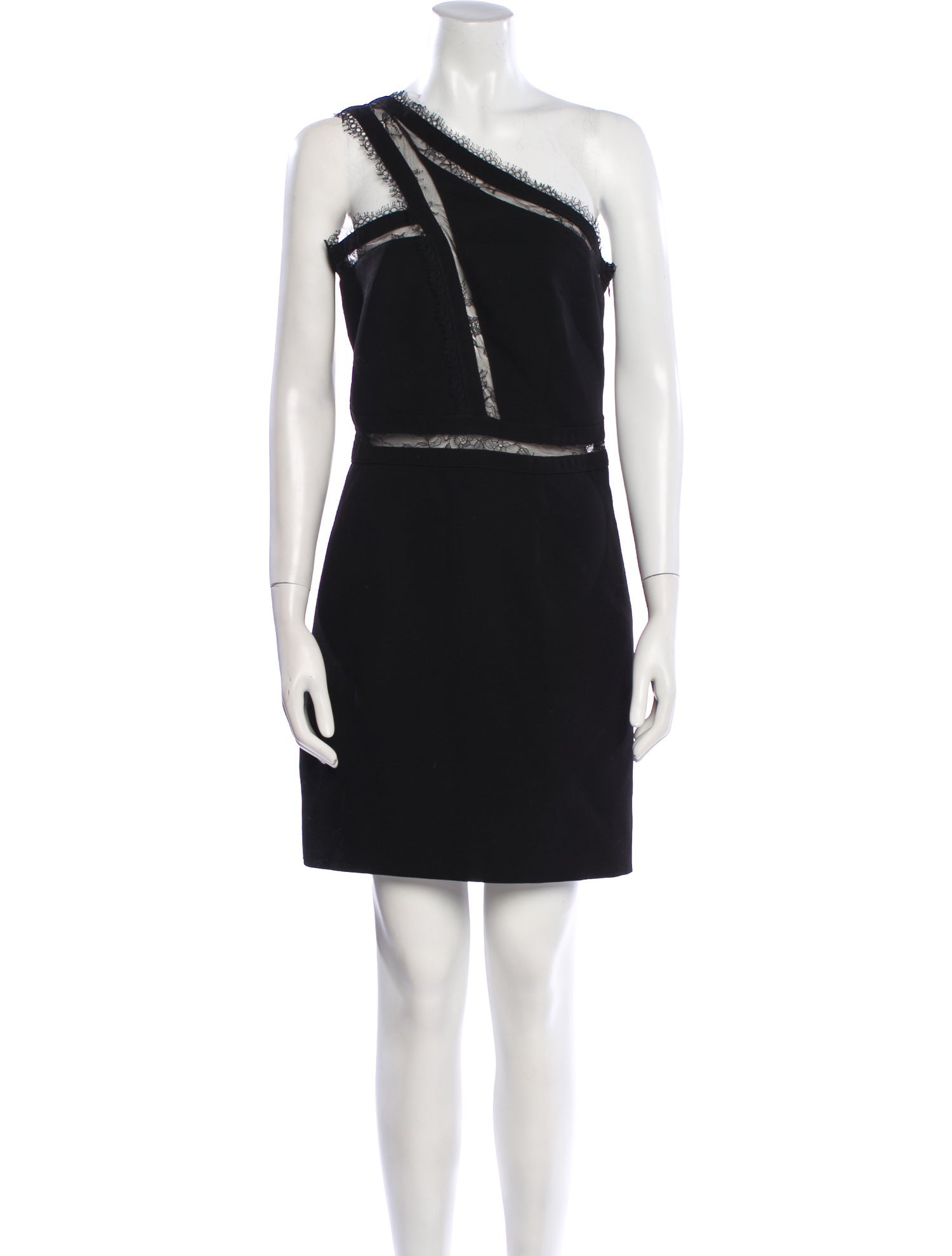 Noam Hanoch One-Shoulder Mini Dress