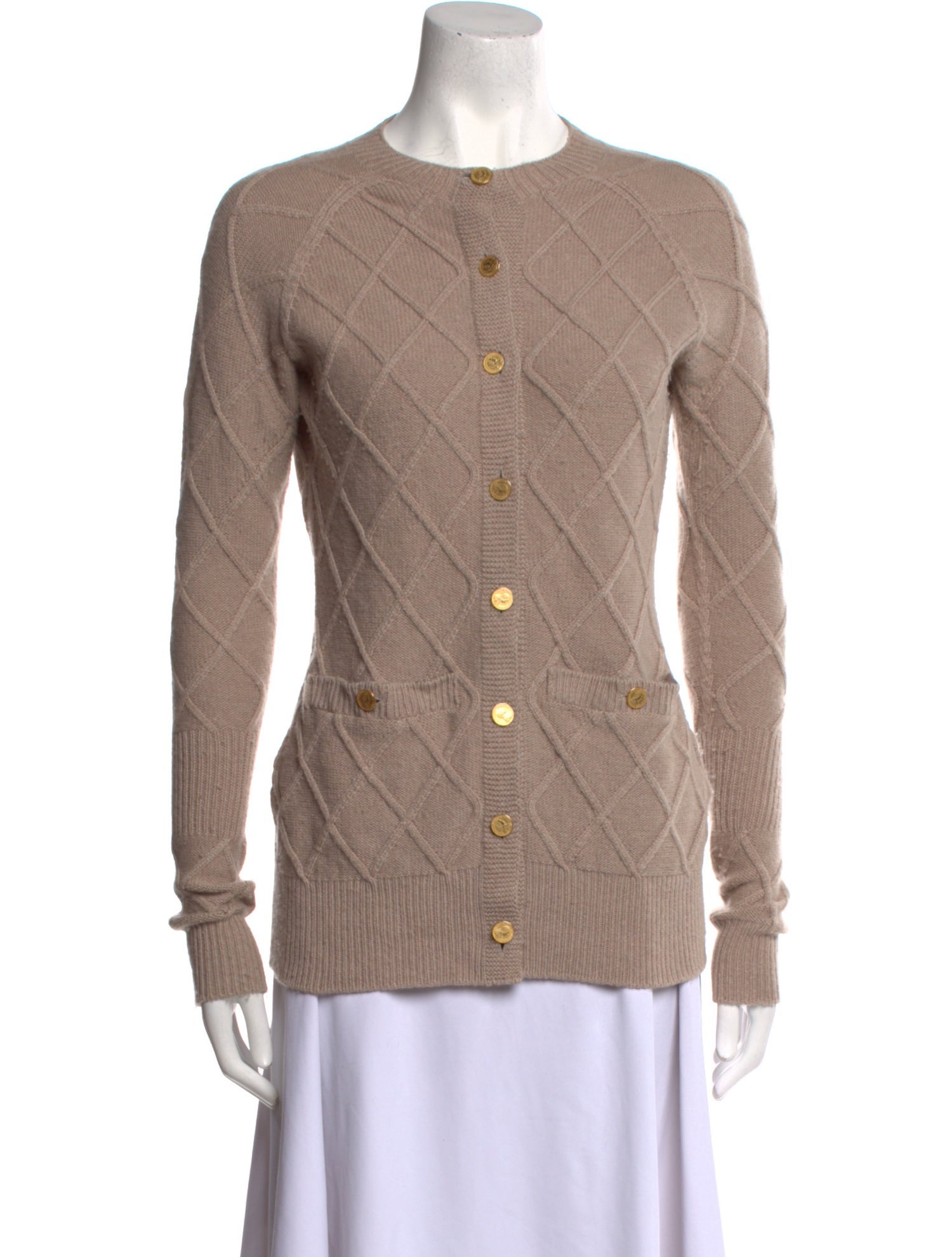 Norman Ambrose Cashmere Crew Neck Sweater