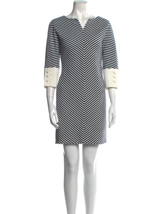 Norman Ambrose Striped Mini Dress