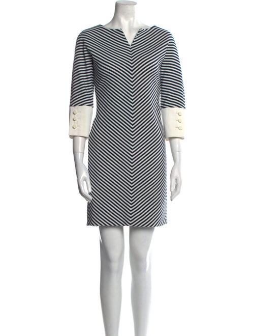 Norman Ambrose Striped Mini Dress