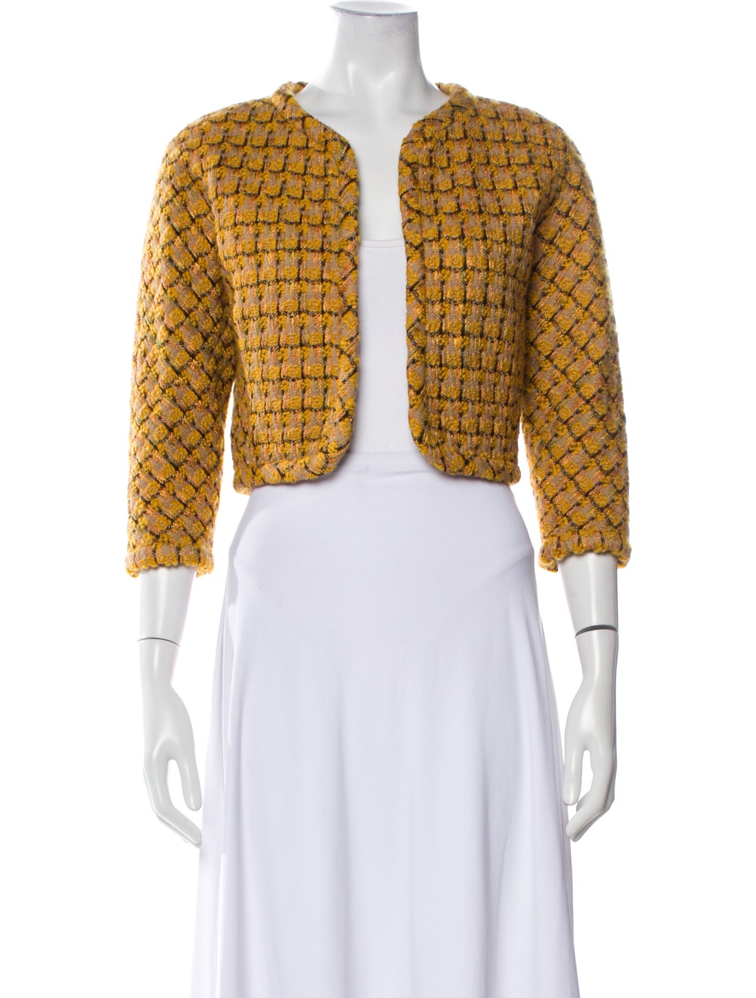 Norman Ambrose Tweed Pattern Bolero