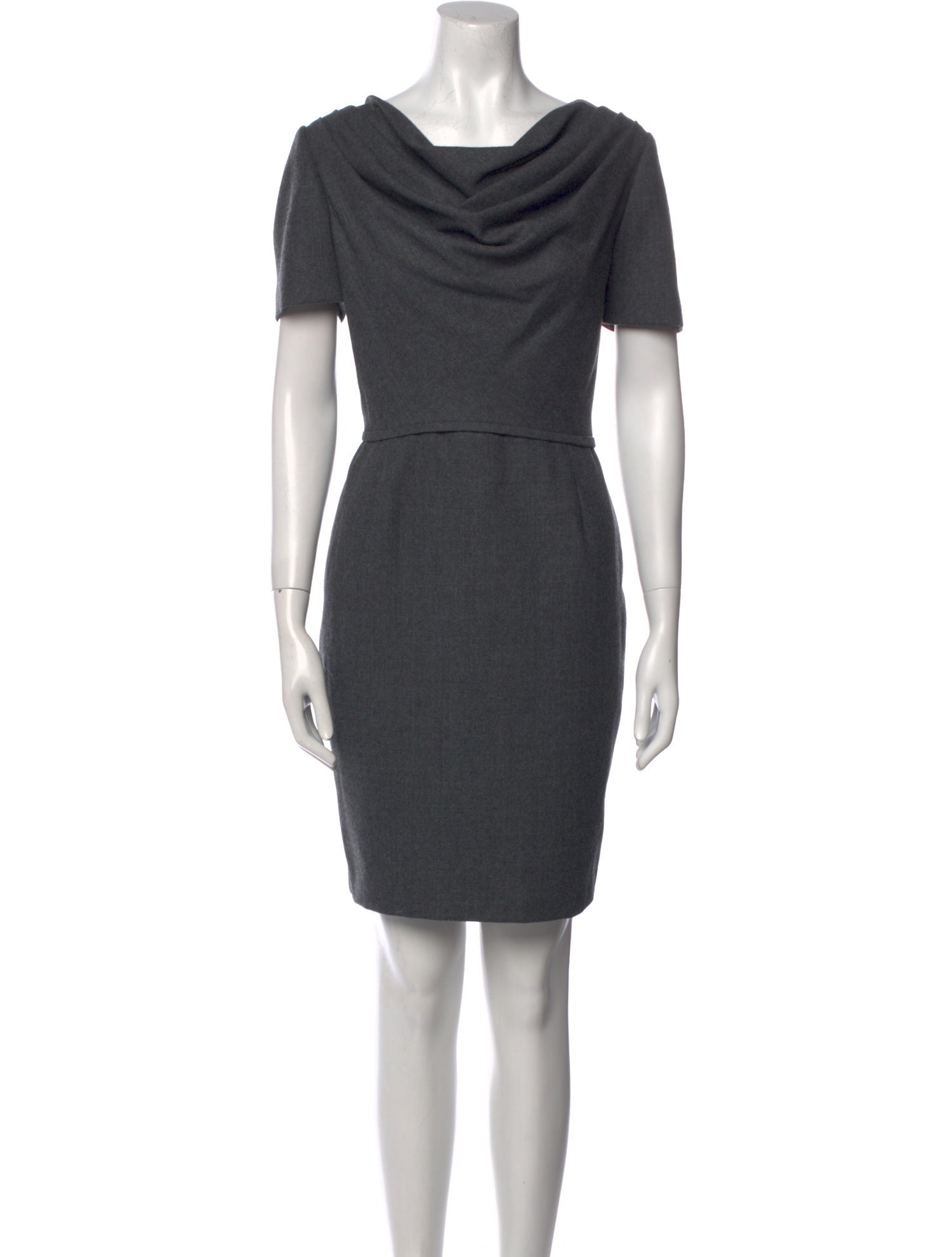 Norman Ambrose Cowl Neck Mini Dress w/ Tags