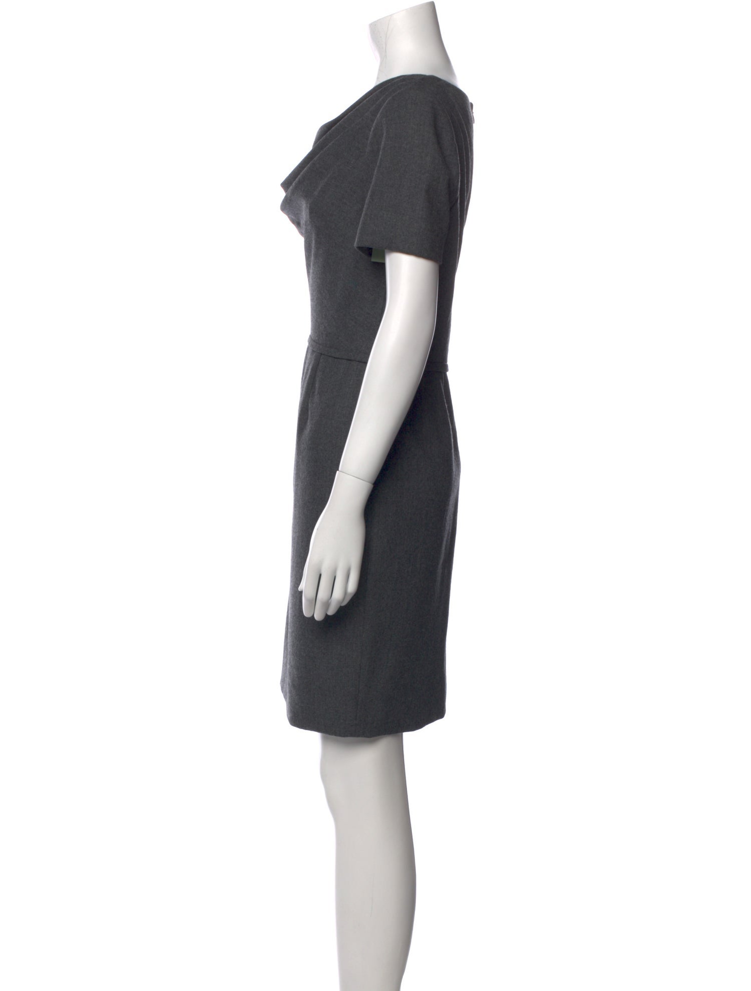 Norman Ambrose Cowl Neck Mini Dress w/ Tags