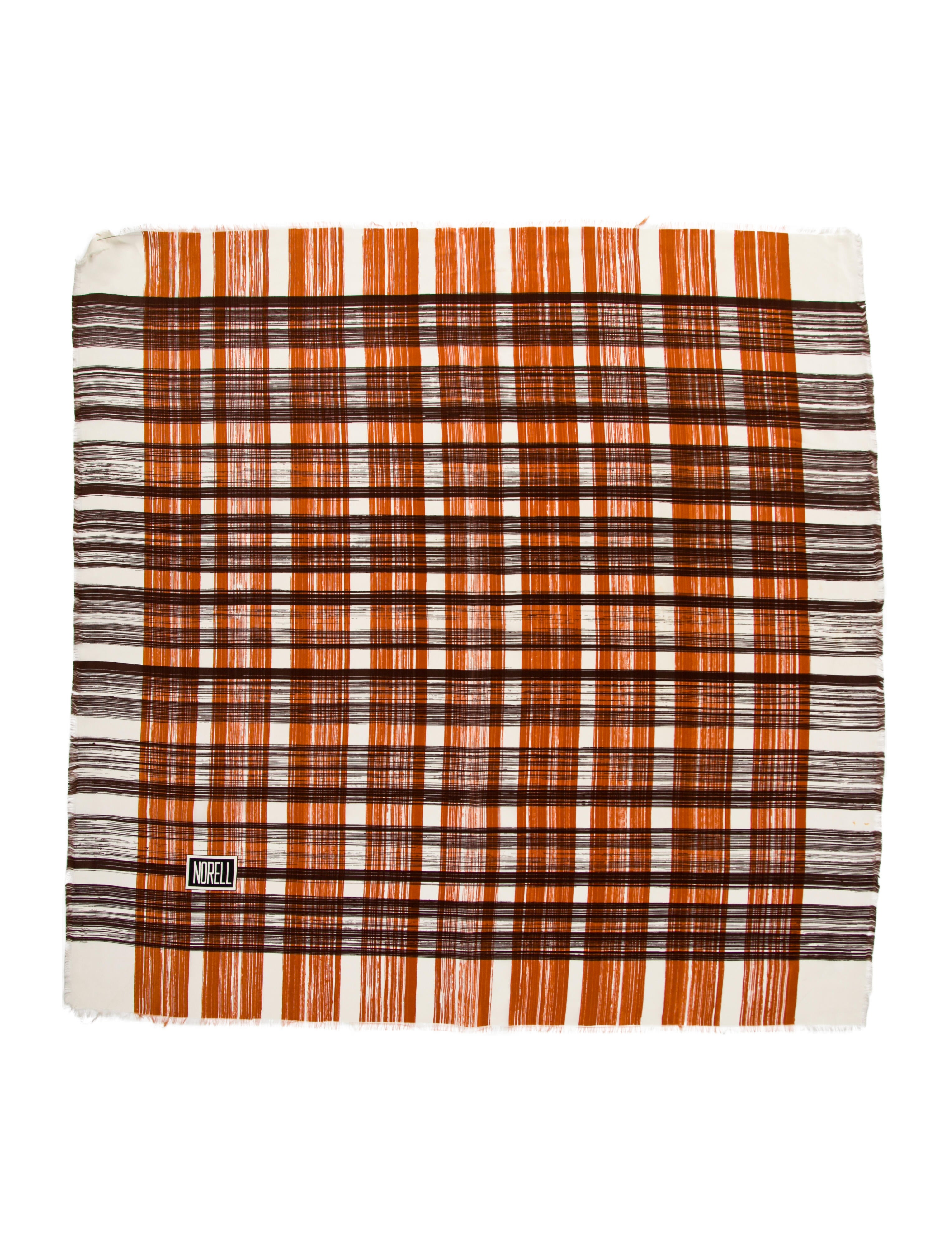 Norman Norell NY Silk Striped Scarf