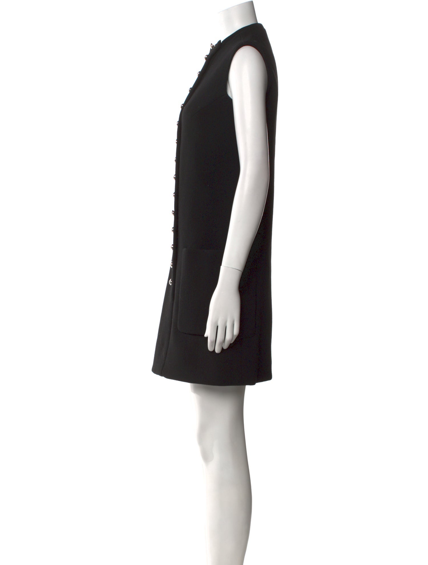 Norman Norell NY Mock Neck Mini Dress