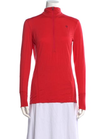 Norrona Merino Wool Mock Neck Sweatshirt